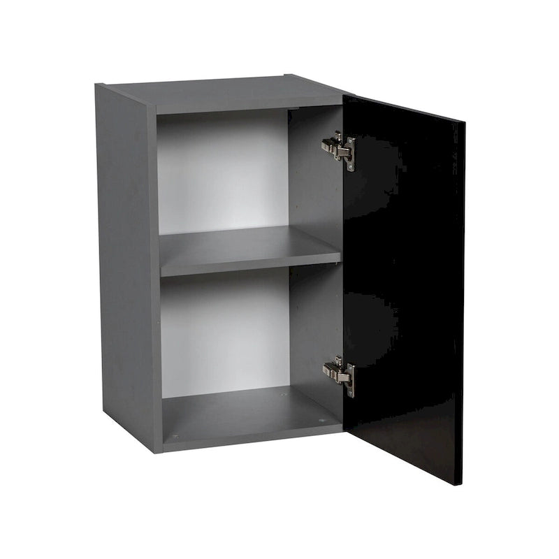 Armoire murale 9 x 24 - Porte simple - Grise - 9 x 24 x 12