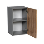 Armoire murale 9 x 24 - Porte simple - Grise - 9 x 24 x 12