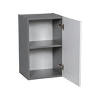 Armoire murale 9 x 24 - Porte simple - Grise - 9 x 24 x 12