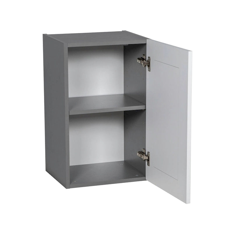 Armoire murale 9 x 24 - Porte simple - Grise - 9 x 24 x 12