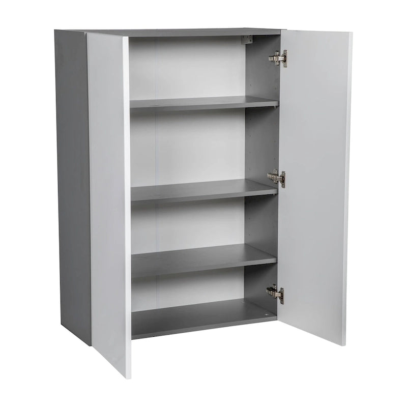 Armoire murale 24 x 42 - Deux portes - Grise - 24 x 42 x 12