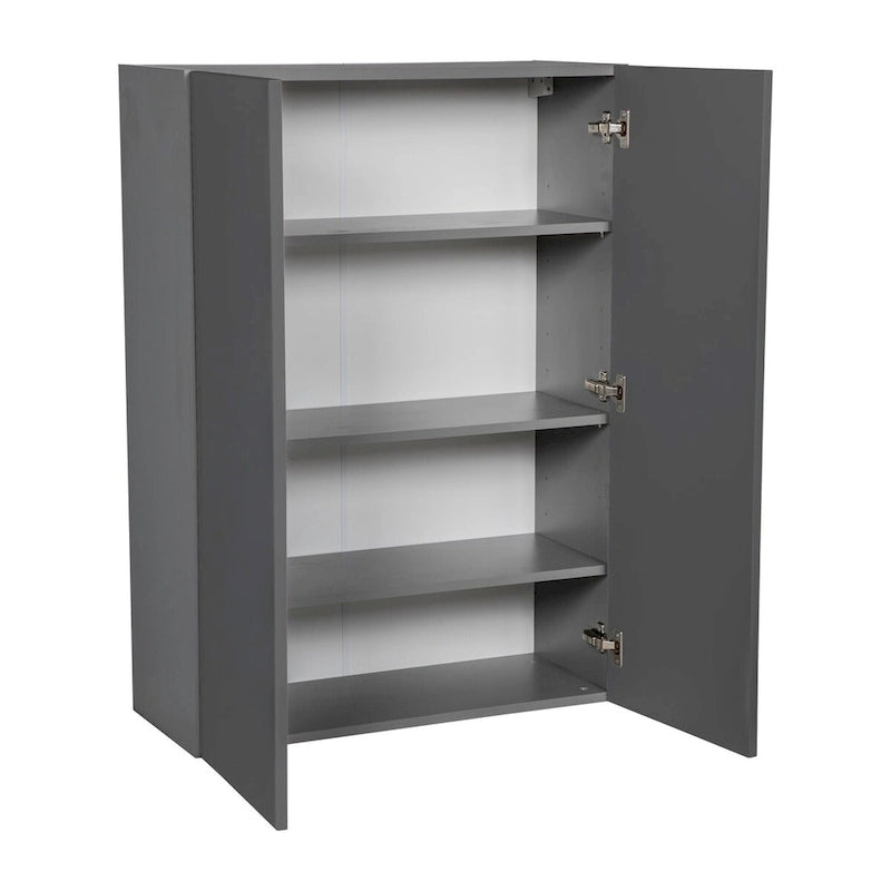 Armoire murale 24 x 42 - Deux portes - Grise - 24 x 42 x 12