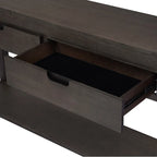 Console de 55,1 po avec 2 tiroirs et 1 tablette - S.O.