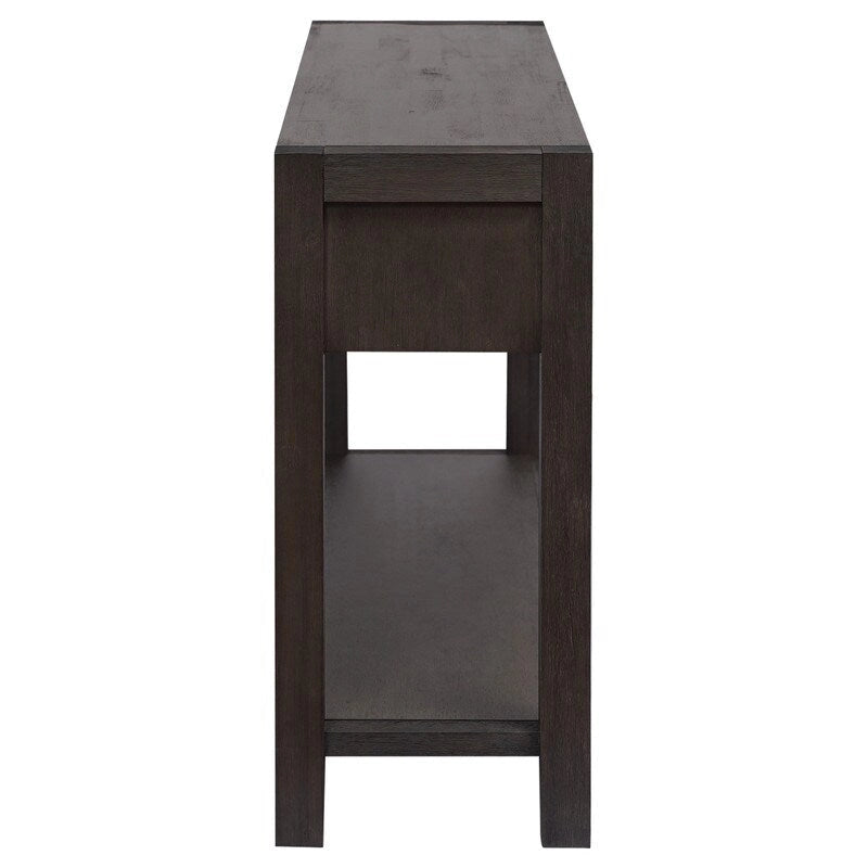 Console de 55,1 po avec 2 tiroirs et 1 tablette - S.O.