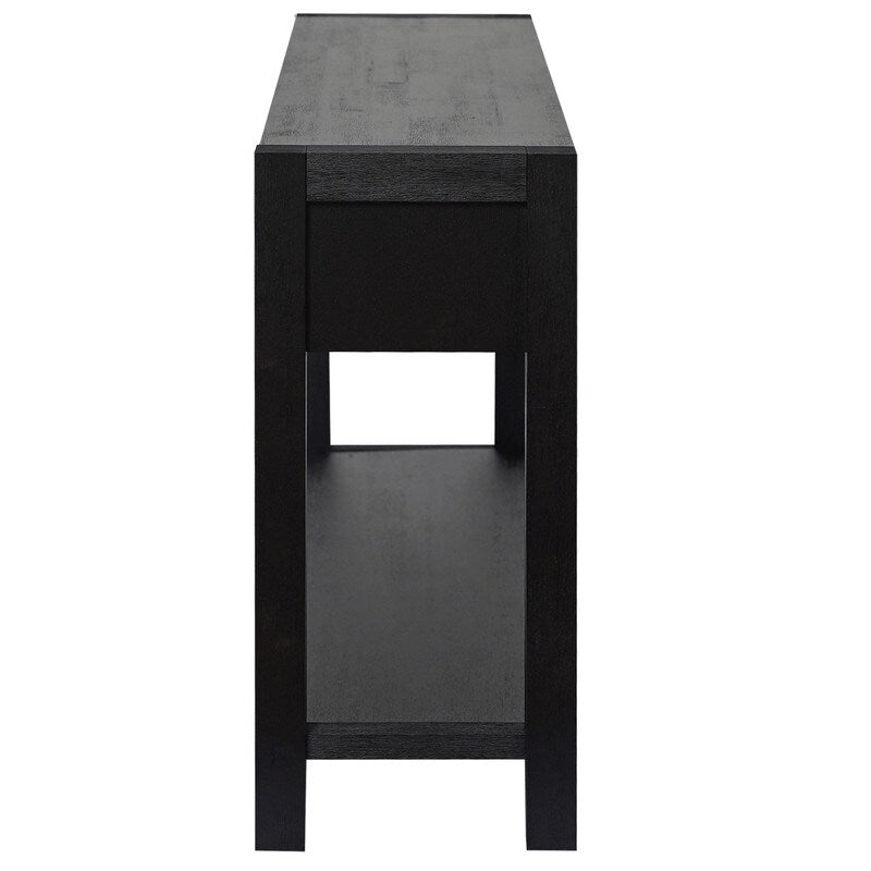Console de 55,1 po avec 2 tiroirs et 1 tablette - S.O.