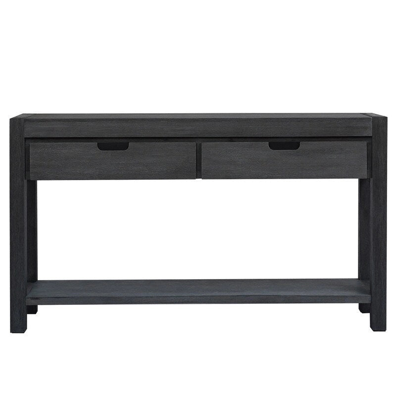 Console de 55,1 po avec 2 tiroirs et 1 tablette - S.O.