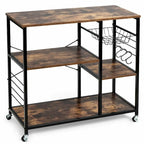 Rolling Industrial Kitchen Bakers Storage Shelf