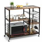Étagère de rangement de cuisine industrielle roulante pour boulangers