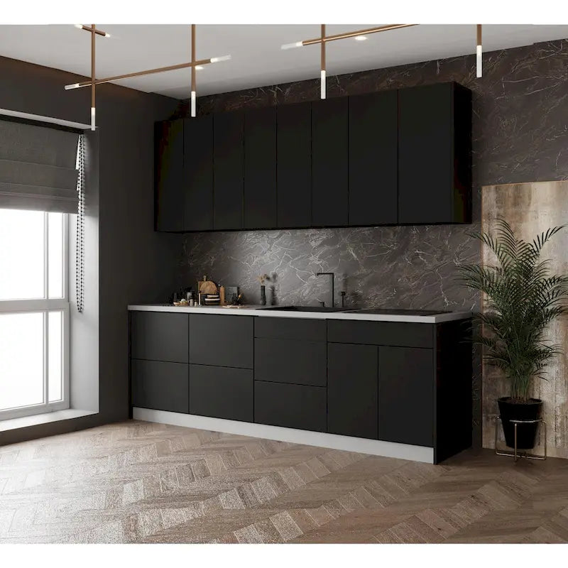 WEP1224-BLK Panneau d'extrémité mural - 12x24