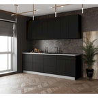 WEP1224-BLK Panneau d'extrémité mural - 12x24