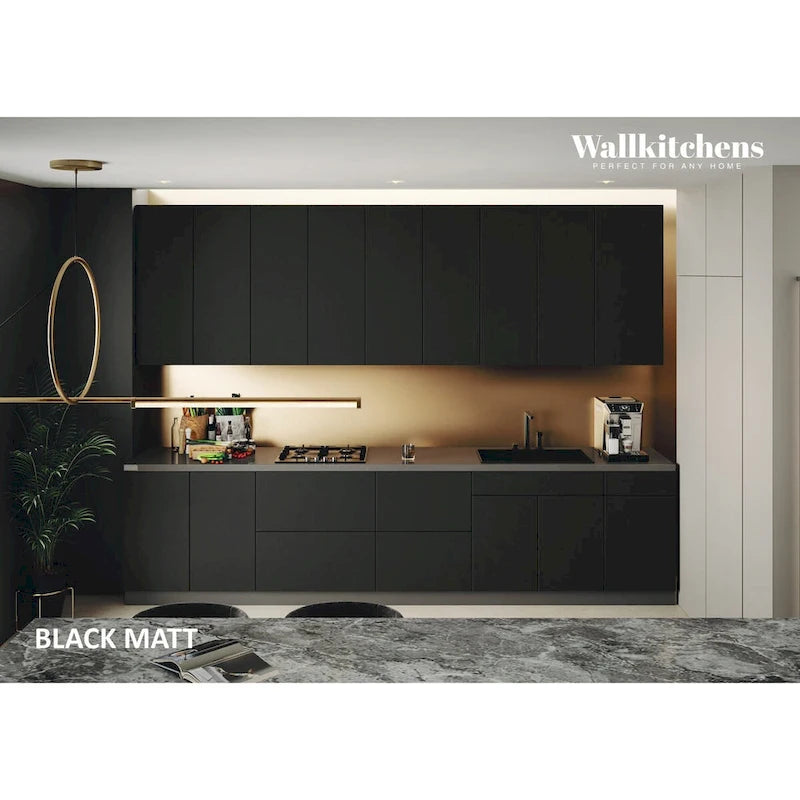 WEP1224-BLK Panneau d'extrémité mural - 12x24