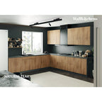 WEP1224-BLK Panneau d'extrémité mural - 12x24