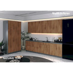 WEP1224-BLK Panneau d'extrémité mural - 12x24