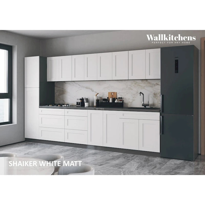 WEP1224-BLK Panneau d'extrémité mural - 12x24
