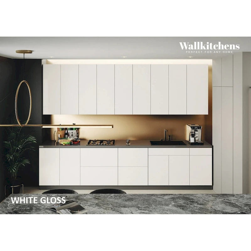 WEP1224-BLK Panneau d'extrémité mural - 12x24
