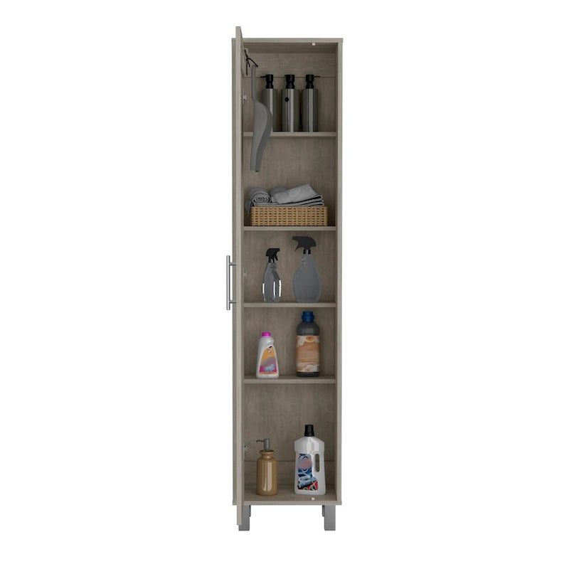 Meuble de Rangement Buccan, Garage, Chêne Fumé, Haute qualité et durable