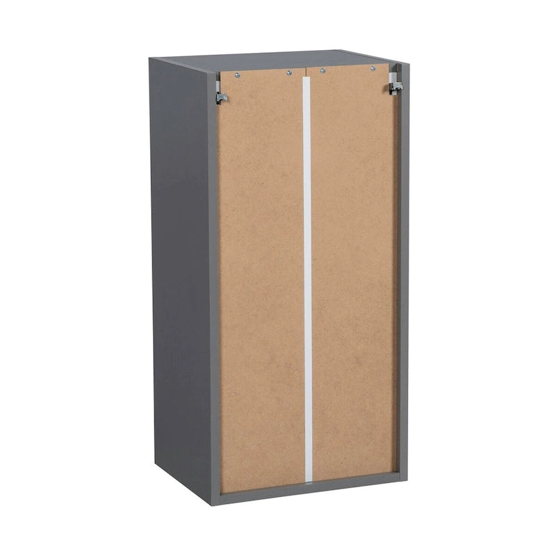 Élément mural 21 x 30 - Porte simple - Gris - 21 x 30 x 12