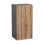 Élément mural 21 x 30 - Porte simple - Gris - 21 x 30 x 12