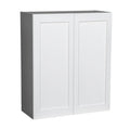 Meuble haut de 33 x 36 po - Double porte - Gris - 33 x 36 x 12 po