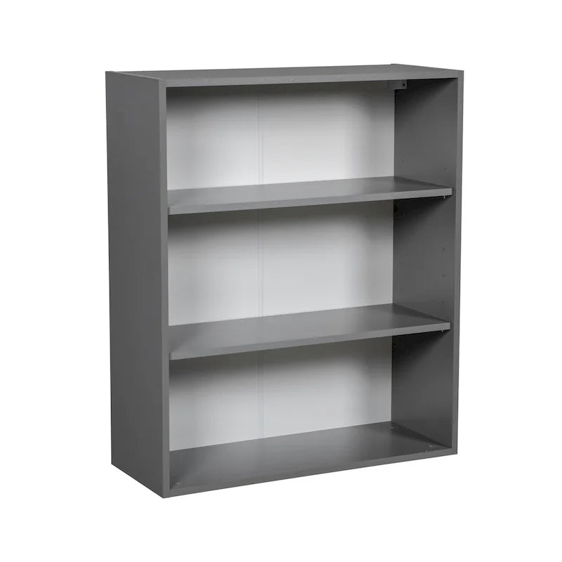 Meuble haut de 33 x 36 po - Double porte - Gris - 33 x 36 x 12 po