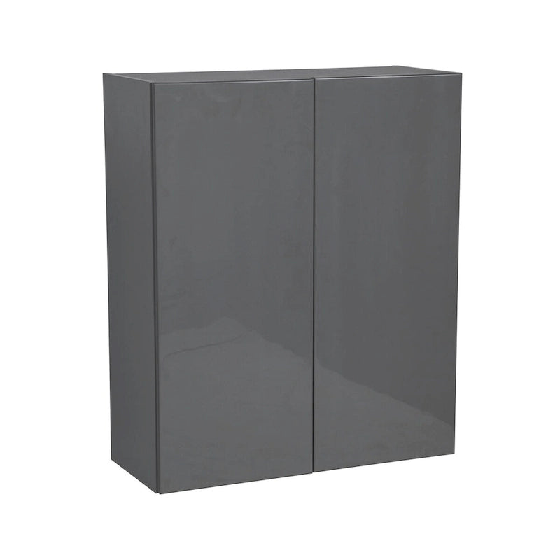 Meuble haut de 33 x 36 po - Double porte - Gris - 33 x 36 x 12 po