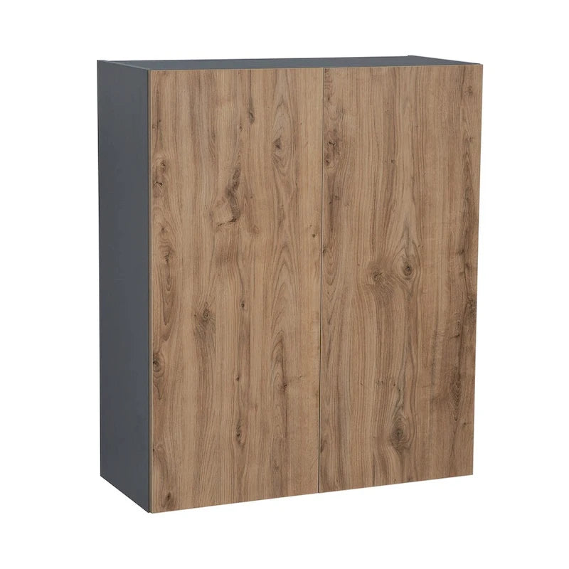 Meuble haut de 33 x 36 po - Double porte - Gris - 33 x 36 x 12 po