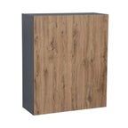 Meuble haut de 33 x 36 po - Double porte - Gris - 33 x 36 x 12 po