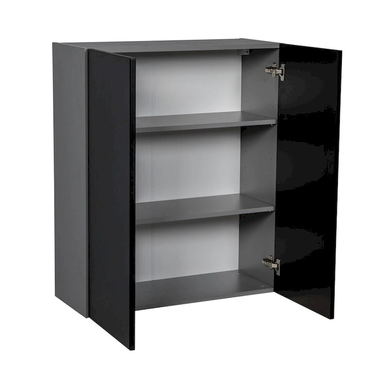 Meuble haut de 33 x 36 po - Double porte - Gris - 33 x 36 x 12 po