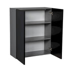 Meuble haut de 33 x 36 po - Double porte - Gris - 33 x 36 x 12 po