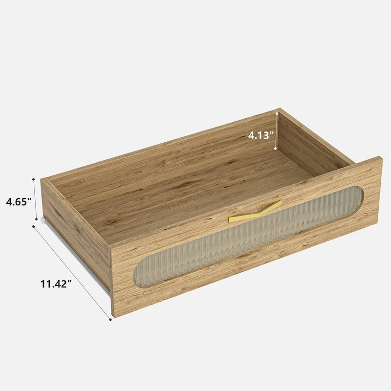 Armoire de Rangement Haute 67" pour Cuisine, Buffet Autoportant, Meuble Bar pour Alcool, Meuble de Rangement Autonome