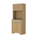 Armoire de Rangement Haute 67" pour Cuisine, Buffet Autoportant, Meuble Bar pour Alcool, Meuble de Rangement Autonome