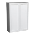 Meuble Haut 27 x 42 - Double Porte - Gris - 27 x 42 x 12