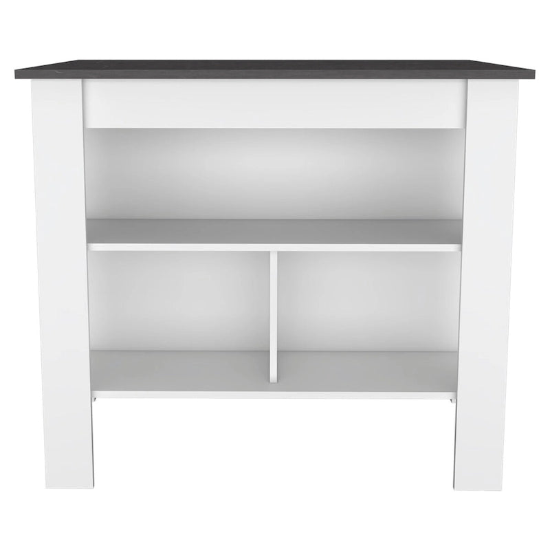 Ensemble de cuisine 2 pièces FM Furniture Nashville, îlot de cuisine Brooklyn et armoire de rangement Sheffield