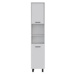 Ensemble de cuisine 2 pièces FM Furniture Nashville, îlot de cuisine Brooklyn et armoire de rangement Sheffield