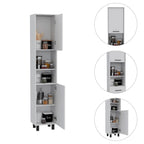 Ensemble de cuisine 2 pièces FM Furniture Nashville, îlot de cuisine Brooklyn et armoire de rangement Sheffield