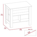 Ensemble de cuisine 2 pièces FM Furniture Nashville, îlot de cuisine Brooklyn et armoire de rangement Sheffield