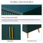 Meuble TV en bois avec armoire de rangement et étagères réglables