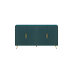 Meuble TV en bois avec armoire de rangement et étagères réglables