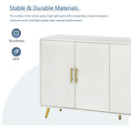 Meuble TV en bois avec armoire de rangement et étagères réglables
