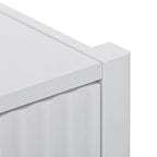 Meuble de Rangement Buffet en Bois avec Poignées en Métal