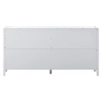 Meuble de Rangement Buffet en Bois avec Poignées en Métal