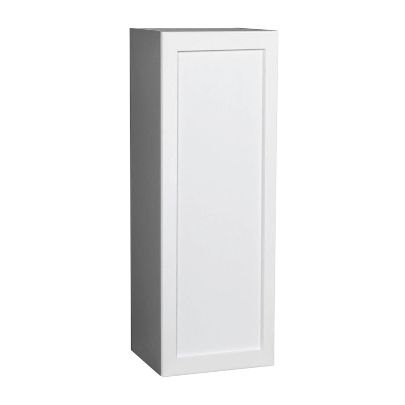 Meuble haut mural 12 x 42 – Porte simple – Gris – 12 x 42 x 12