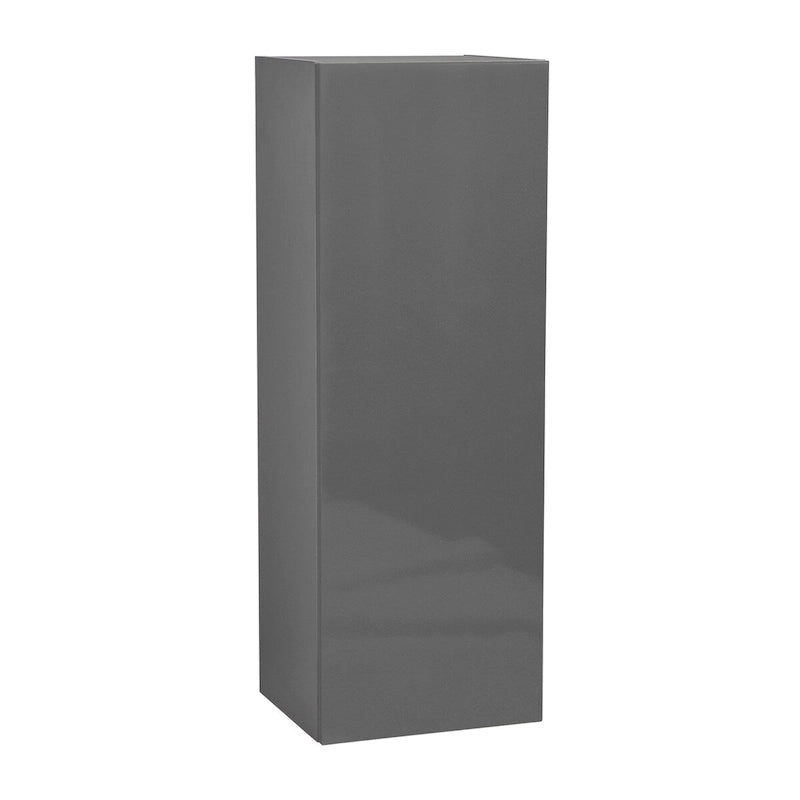 Meuble haut mural 12 x 42 – Porte simple – Gris – 12 x 42 x 12