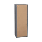 Meuble haut mural 12 x 42 – Porte simple – Gris – 12 x 42 x 12