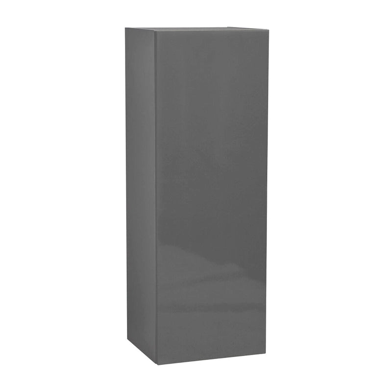 Meuble haut mural 12 x 42 – Porte simple – Gris – 12 x 42 x 12