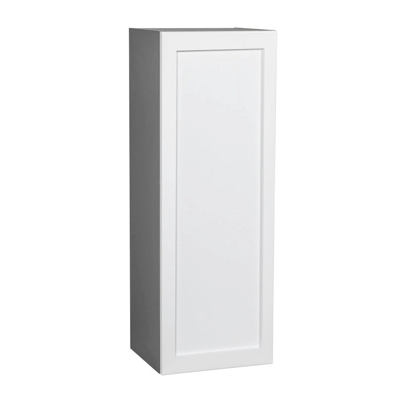 Meuble haut mural 12 x 42 – Porte simple – Gris – 12 x 42 x 12