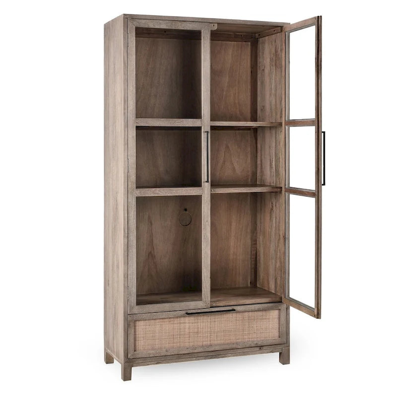 Meuble d'appoint Classic Home Jensen avec 2 portes et 1 tiroir