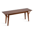 Banc en bois Kate and Laurel McCutcheon