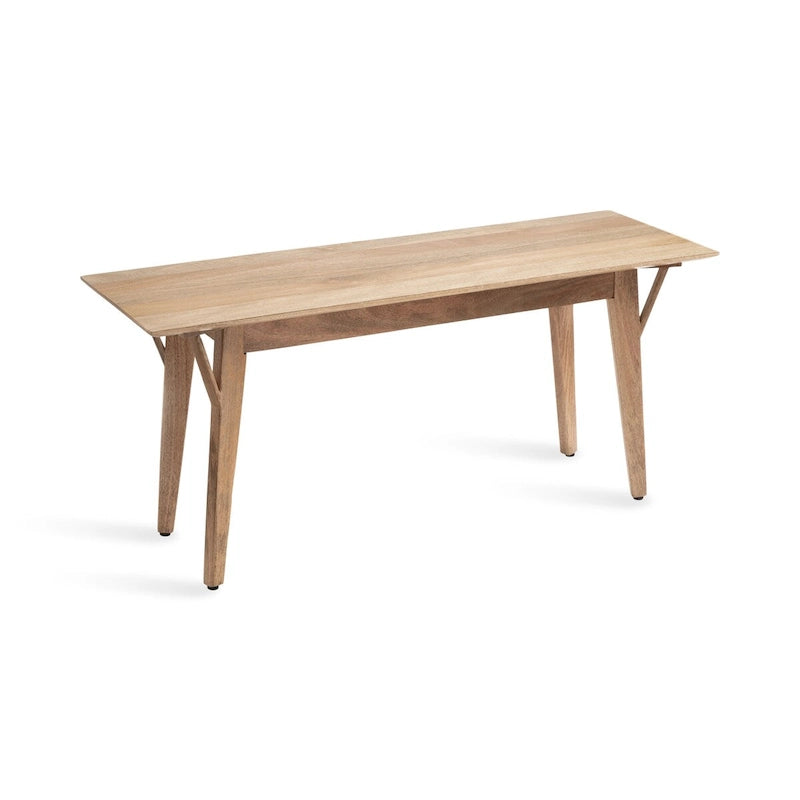 Banc en bois Kate and Laurel McCutcheon