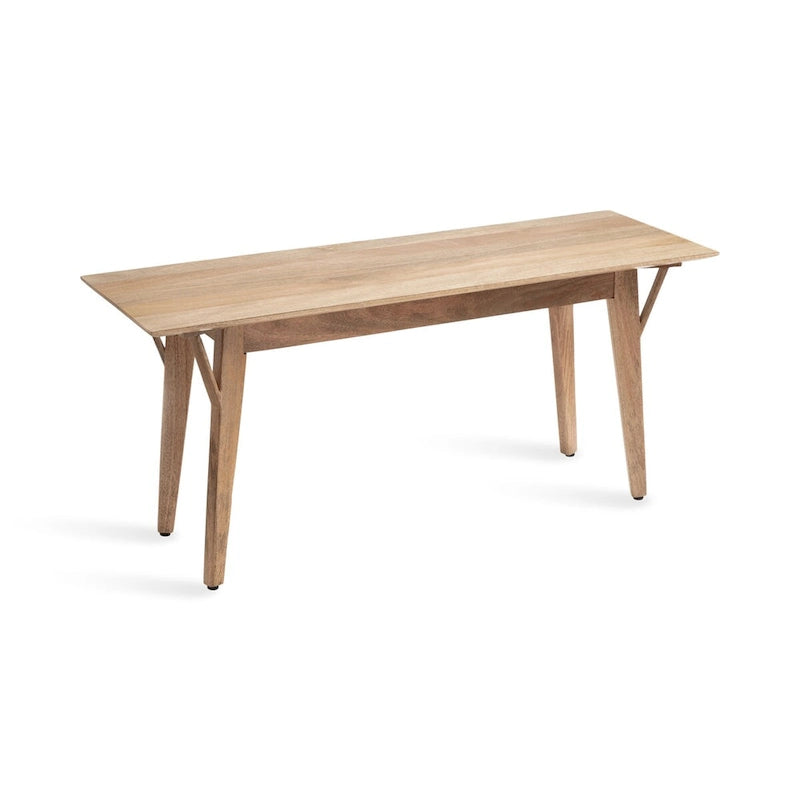 Banc en bois Kate and Laurel McCutcheon